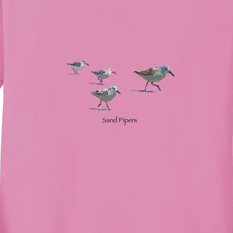 Sand Pipers Kids Long Sleeve Shirt