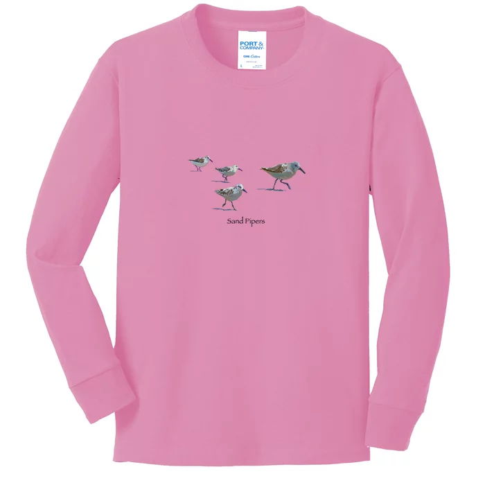 Sand Pipers Kids Long Sleeve Shirt