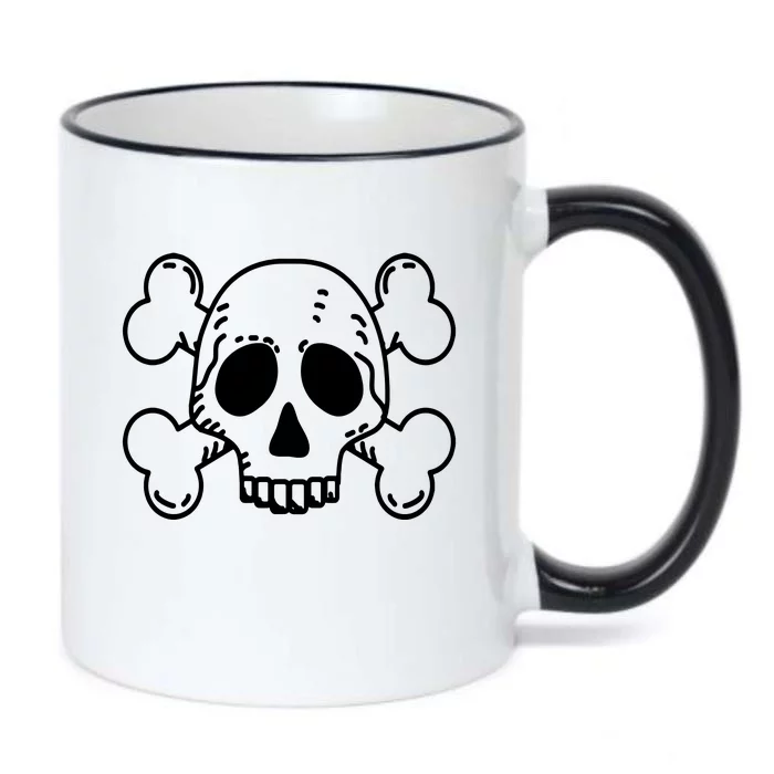 Skull Pirate Black Color Changing Mug