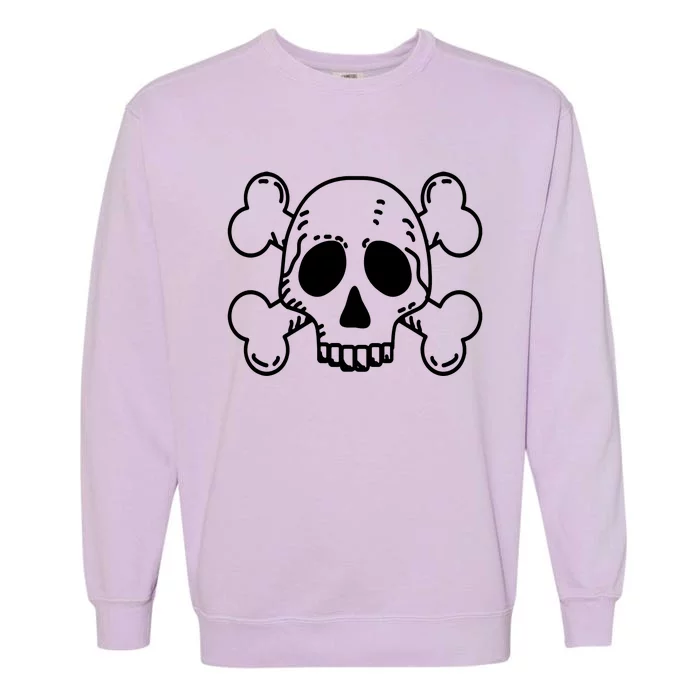 Skull Pirate Garment-Dyed Sweatshirt