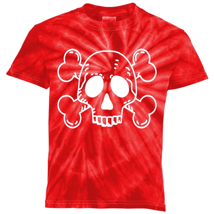 Skull Pirate Kids Tie-Dye T-Shirt