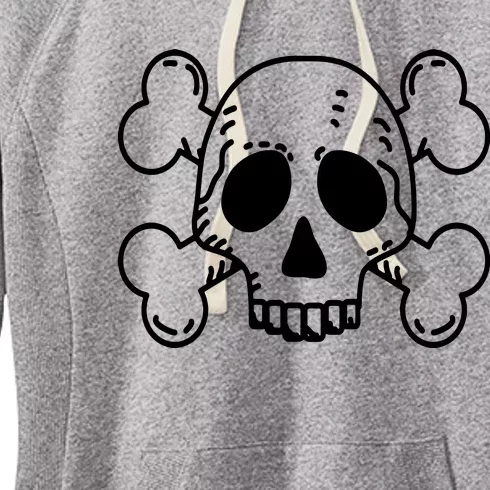 Skull Pirate Women's Fleece Hoodie