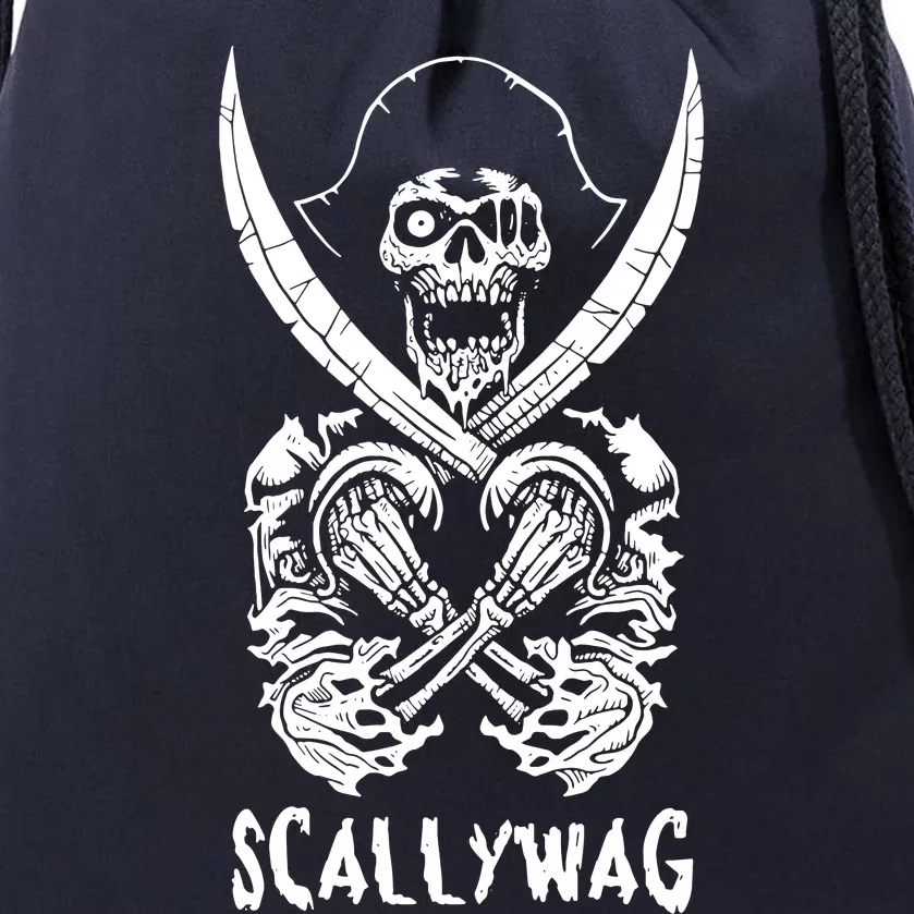 Scallywag Pirate Drawstring Bag