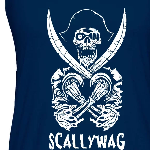 Scallywag Pirate Ladies Essential Flowy Tank