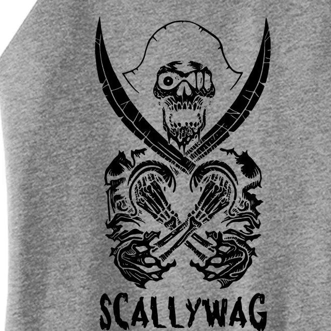 Scallywag Pirate Women’s Perfect Tri Rocker Tank