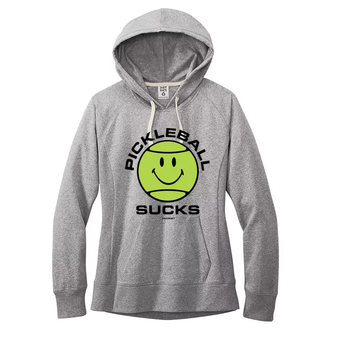 Smiley Pickleball Sucks Limited Women's Fleece Hoodie