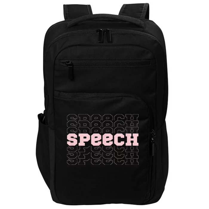 Speech Pathology Speech Pathologist SLP SLPA Impact Tech Backpack