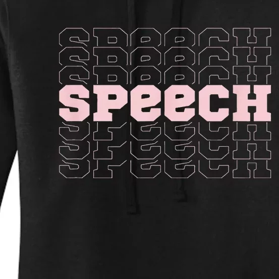 Speech Pathology Speech Pathologist SLP SLPA Women's Pullover Hoodie