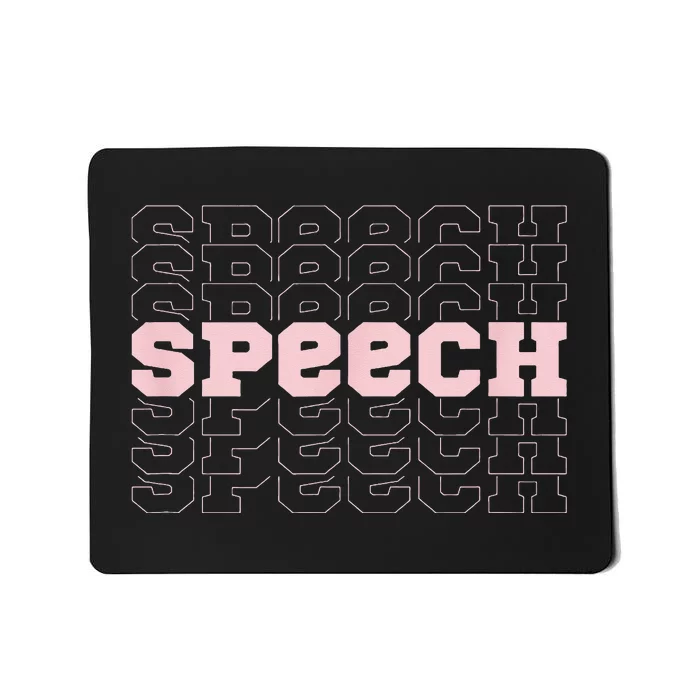 Speech Pathology Speech Pathologist SLP SLPA Mousepad