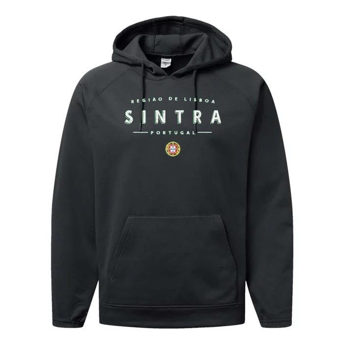 Sintra Portugal Sintra Lisbon Performance Fleece Hoodie