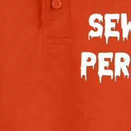 Sewer Person Dry Zone Grid Performance Polo