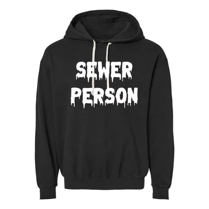 Sewer Person Garment-Dyed Fleece Hoodie