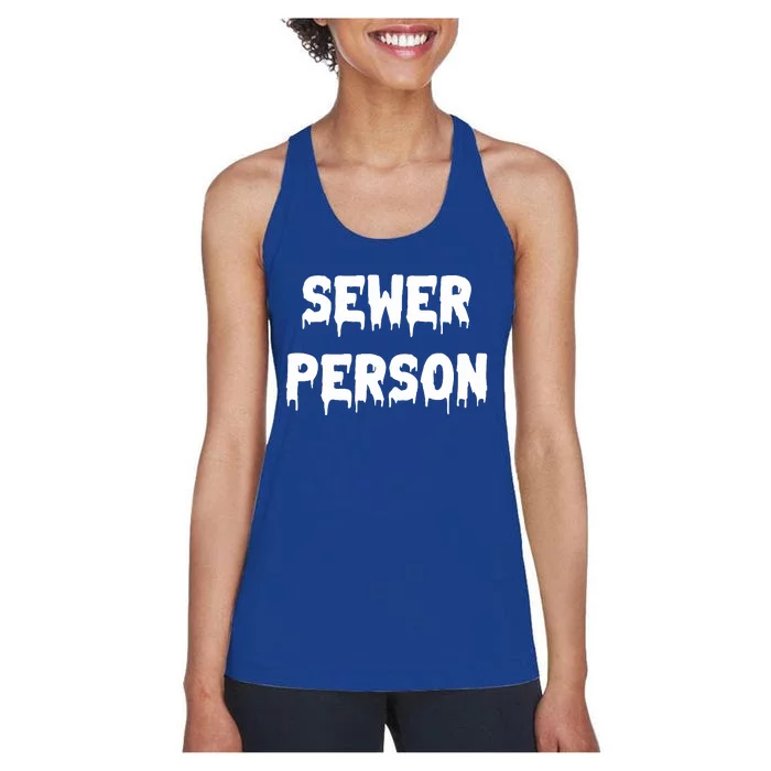 Sewer Person Women's Racerback Tank