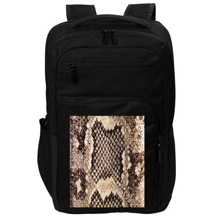 Snakeskin Print Snake Reptile Animal Rattlesnake Impact Tech Backpack