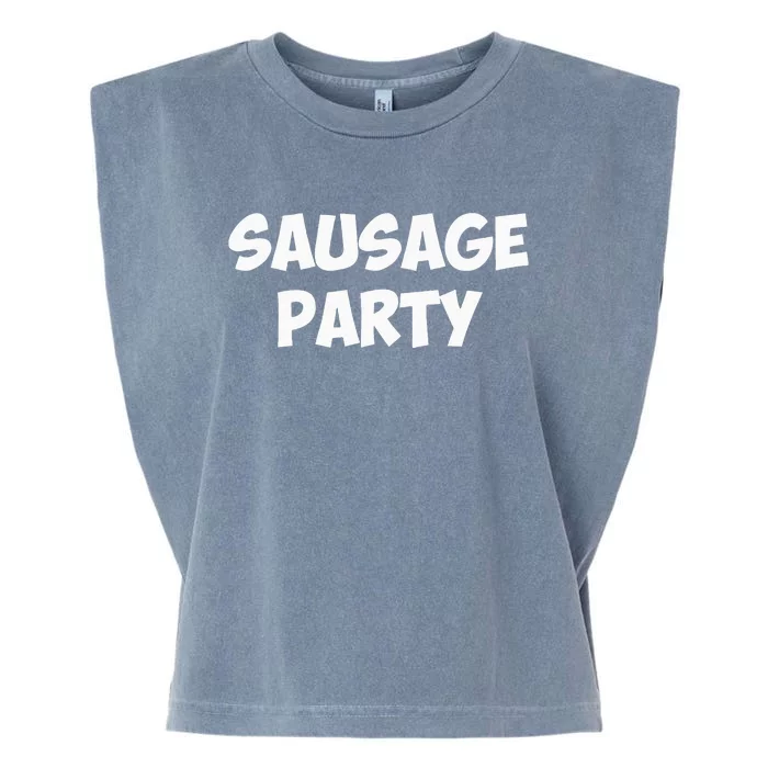 SAUSAGE PARTY Garment-Dyed Women's Muscle Tee