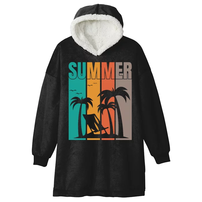 Summer Paradise Hooded Wearable Blanket