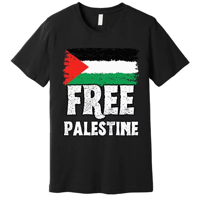 Support Palestine Show Solidarity with a Free Flag Premium T-Shirt