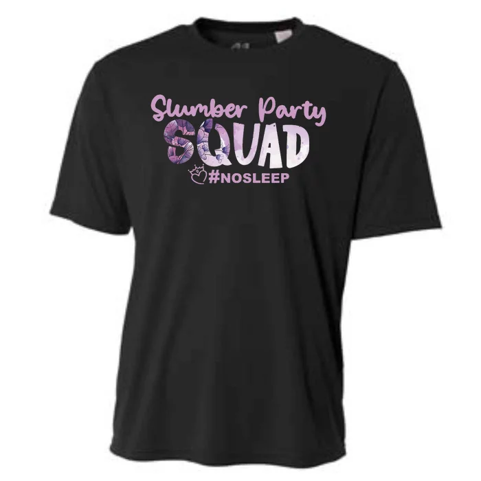 Slumber Party Squad No Sleep Funny Sleepover Cooling Performance Crew T-Shirt