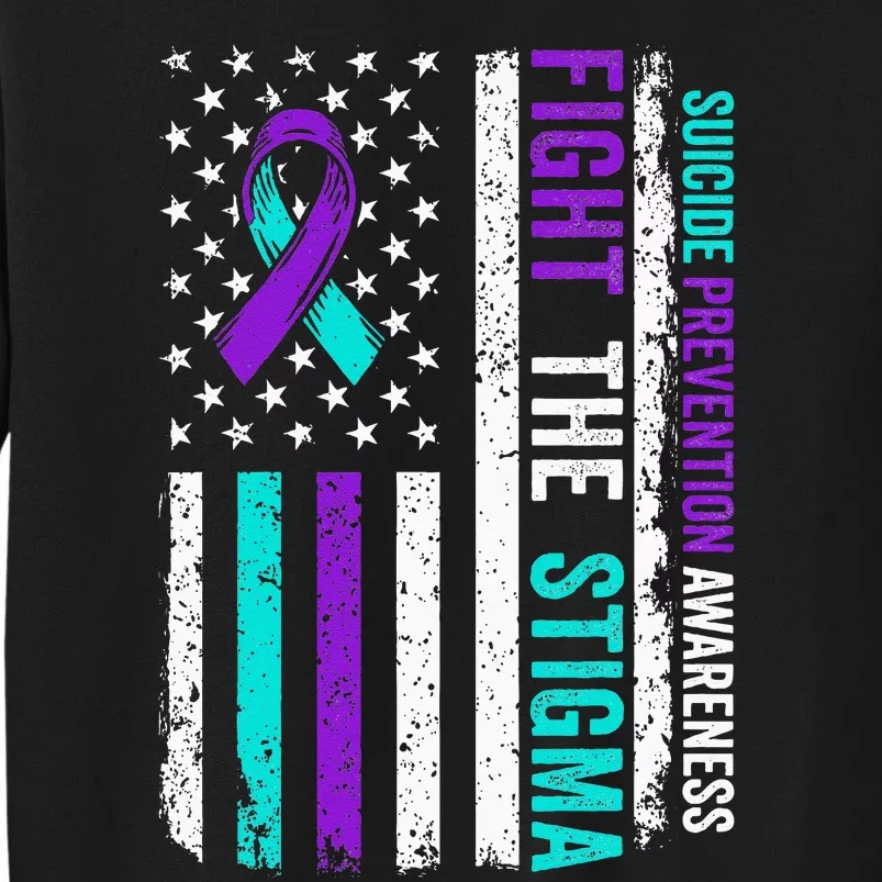 Suicide Prevention Support Fight Stigma Suicide Awareness Sweatshirt