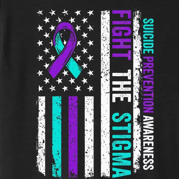 Suicide Prevention Support Fight Stigma Suicide Awareness ChromaSoft Performance T-Shirt