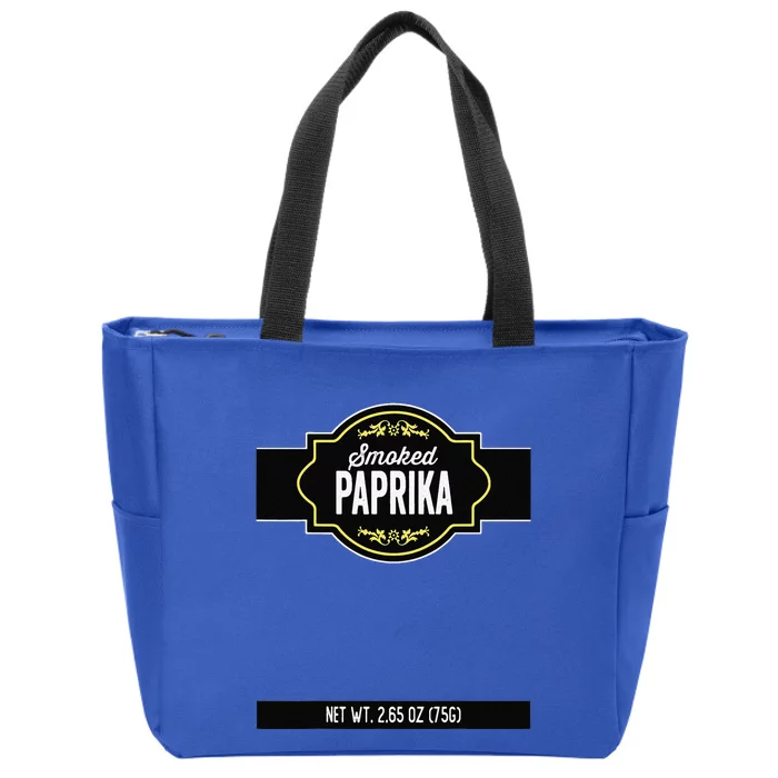 Smoked Paprika Spice Rack Simple Halloween Team Costume Easy Zip Tote Bag