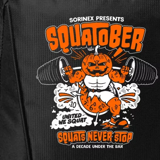 Sorinex Presents Squatober Squats Never Stop City Backpack