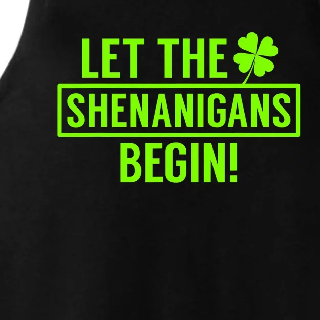 Saint Patricks Shenanigans Ladies Tri-Blend Wicking Tank