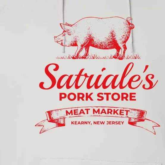 Satriale’s Pork Store Kearny New Jersey Performance Fleece Hoodie