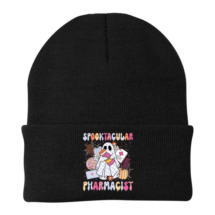 Spooktacular Pharmacist Spooky Halloween Pharmacy Week Knit Cap Winter Beanie