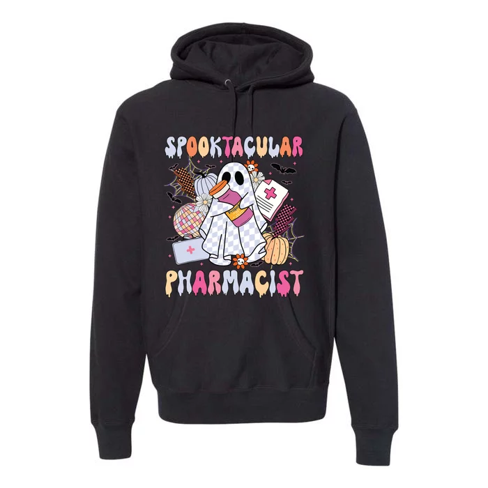 Spooktacular Pharmacist Spooky Halloween Pharmacy Week Premium Hoodie