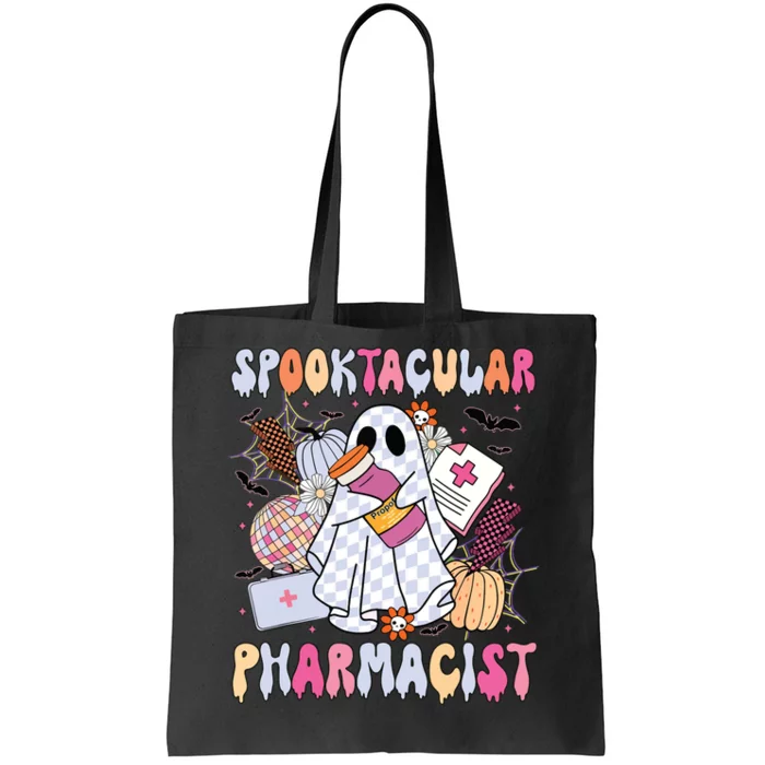 Spooktacular Pharmacist Spooky Halloween Pharmacy Week Tote Bag