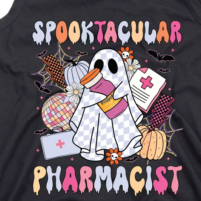 Spooktacular Pharmacist Spooky Halloween Pharmacy Week Tank Top