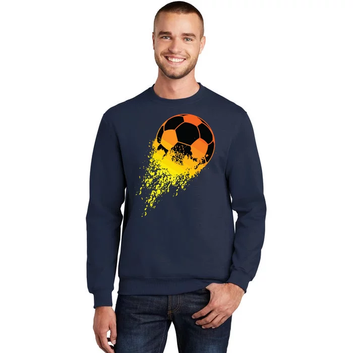 Soccer Player Sports Vintage Men Boy Soccer Sweatshirt