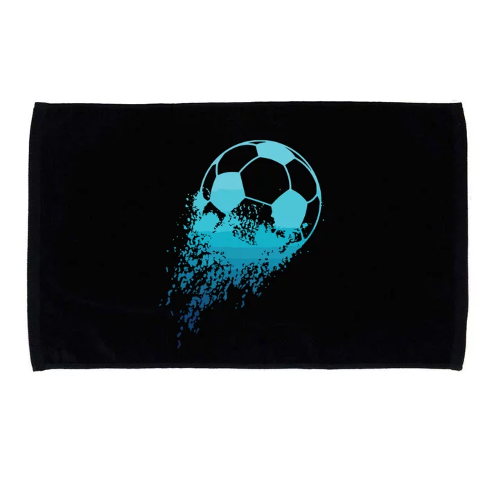 Soccer Player Sports Vintage Men Boy Soccer Microfiber Hand Towel