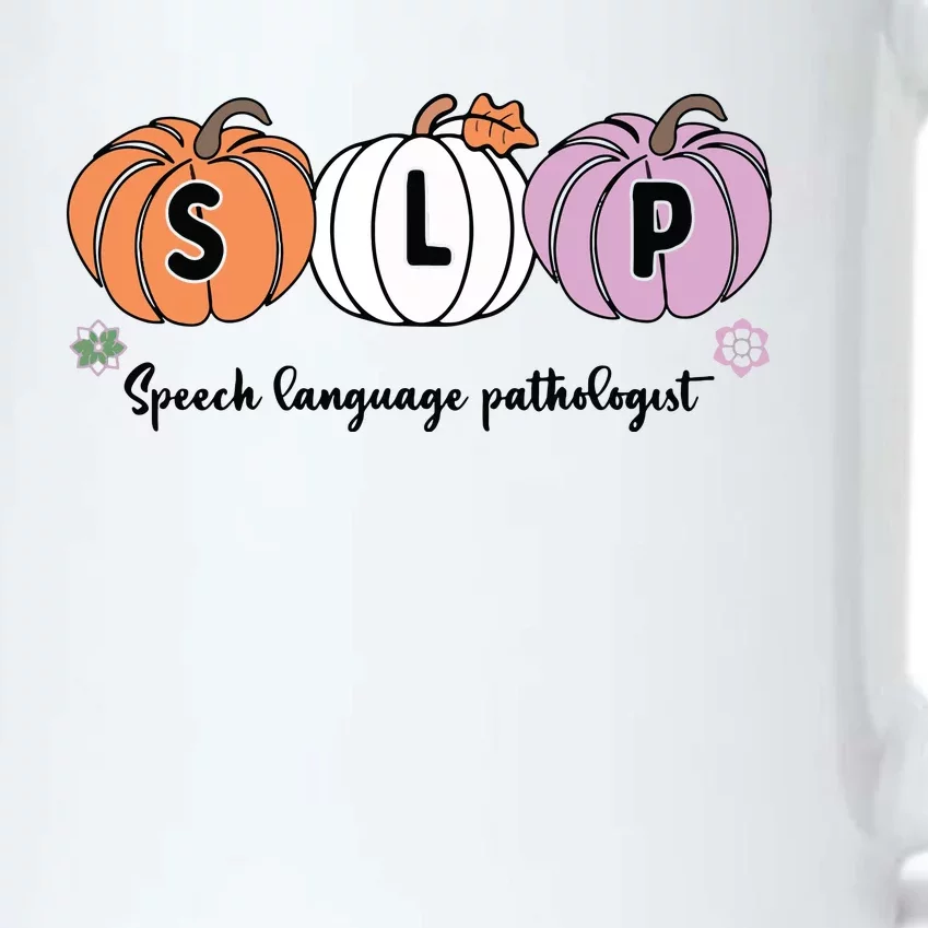 Slp Pumpkin Speech Language Pathologist Grade Fall Autumn Black Color Changing Mug