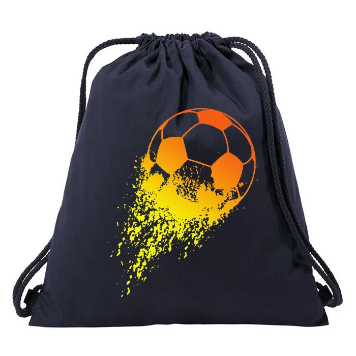 Soccer Player Sports Vintage Soccer Drawstring Bag