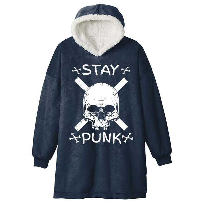 Stay Punk Hooded Wearable Blanket