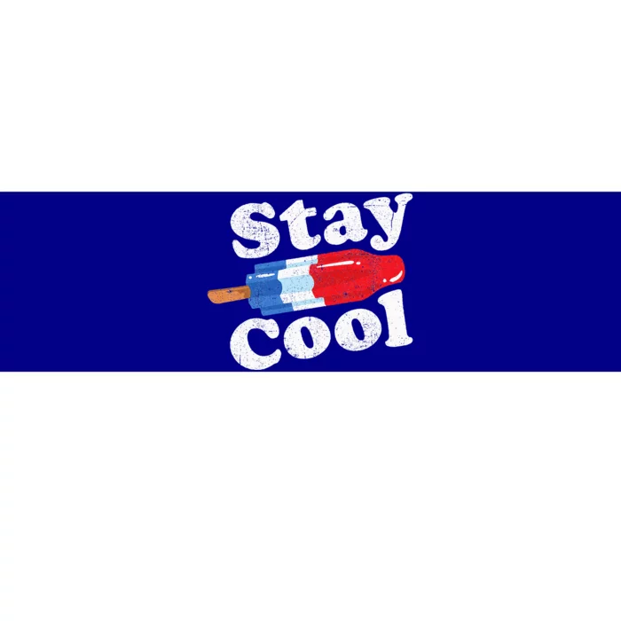 Summer Popsicle Stay Cool Funny Bomb Retro 80s Pop Gift Bumper Sticker