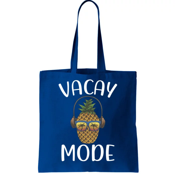 Summer Pineapple Sunrise Sunburn Sunset Repeat Vacay Mode Gift Tote Bag