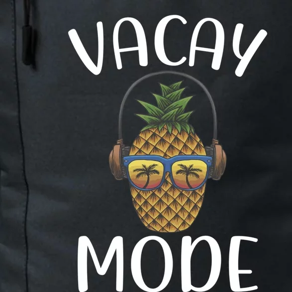 Summer Pineapple Sunrise Sunburn Sunset Repeat Vacay Mode Gift Daily Commute Backpack