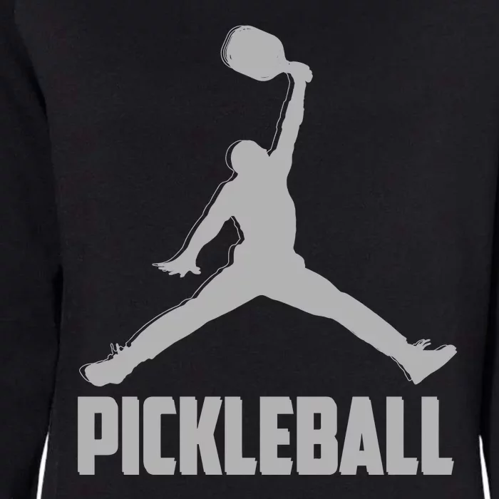 Silver Pickleball Sports Logo Womens California Wash Sweatshirt