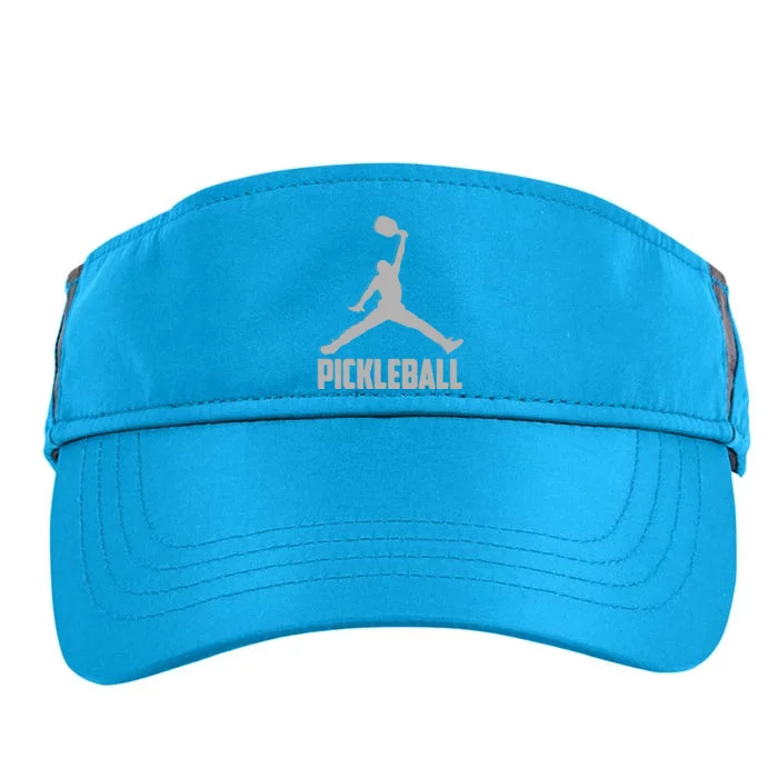 Silver Pickleball Sports Logo Adult Drive Performance Visor