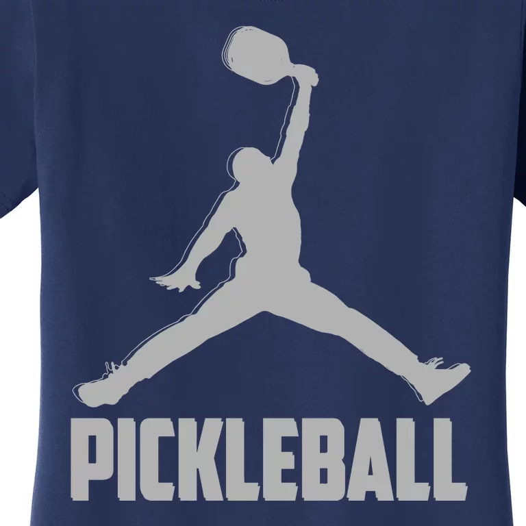 Silver Pickleball Sports Logo Women's T-Shirt