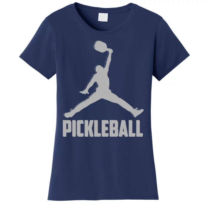 Silver Pickleball Sports Logo Women's T-Shirt