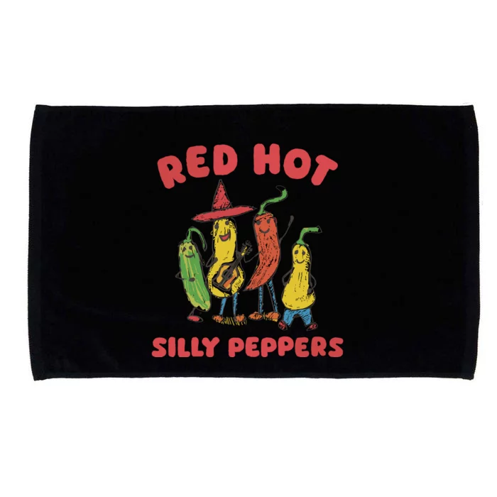 Silly Peppers Microfiber Hand Towel