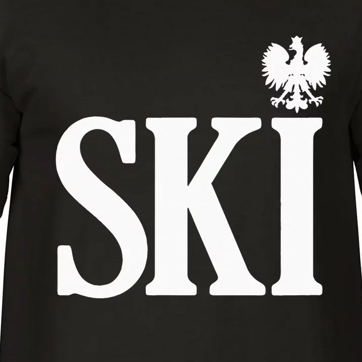 SKI Polish Surnames Ending Polish Eagle Dyngus Day Comfort Colors T-Shirt