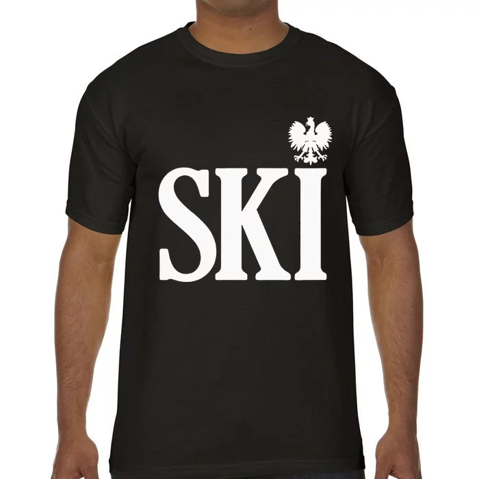 SKI Polish Surnames Ending Polish Eagle Dyngus Day Comfort Colors T-Shirt