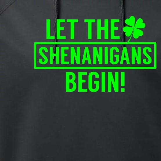 Saint Patricks Shenanigans Performance Fleece Hoodie