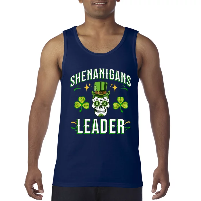 ST PAT'S SHENANIGANS GREEN LEADER Design Tank Top