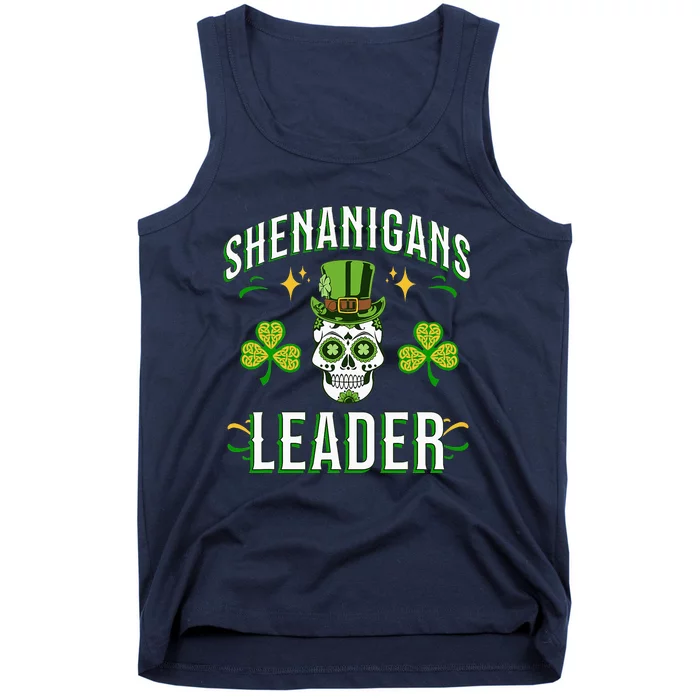 ST PAT'S SHENANIGANS GREEN LEADER Design Tank Top